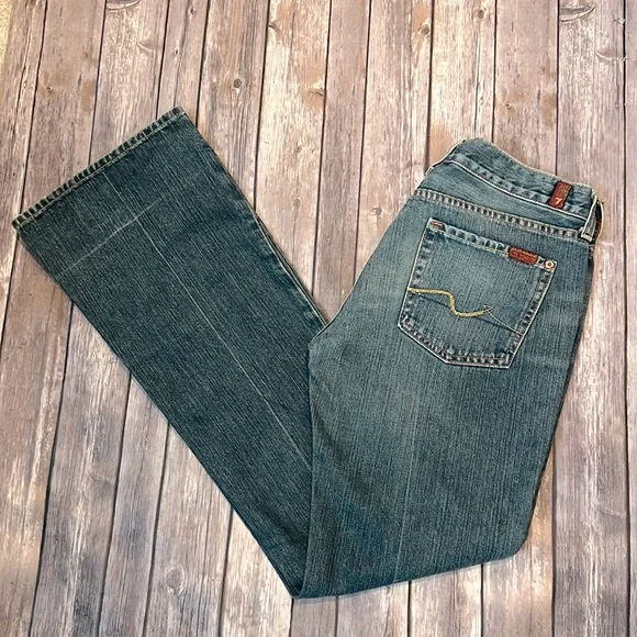 7 for all Mankind Bootcut Jean 30 - Picture 1 of 4